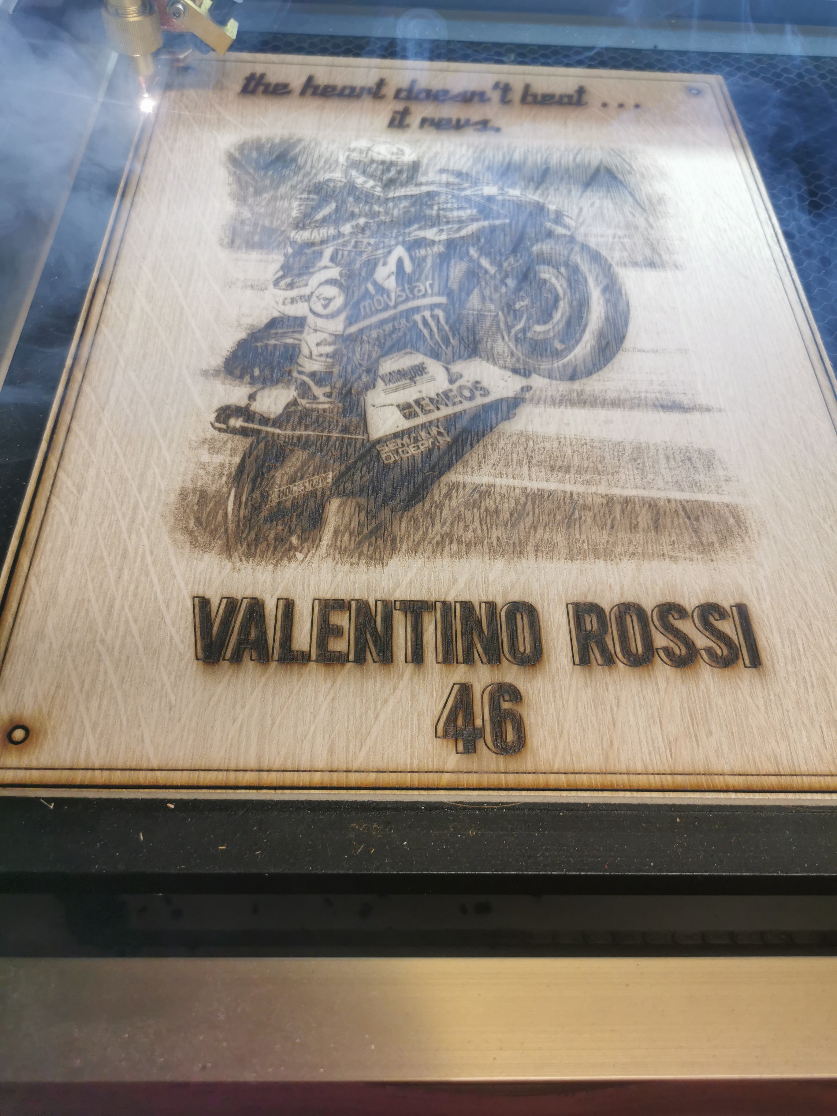 Valentino Rossi wall plaque