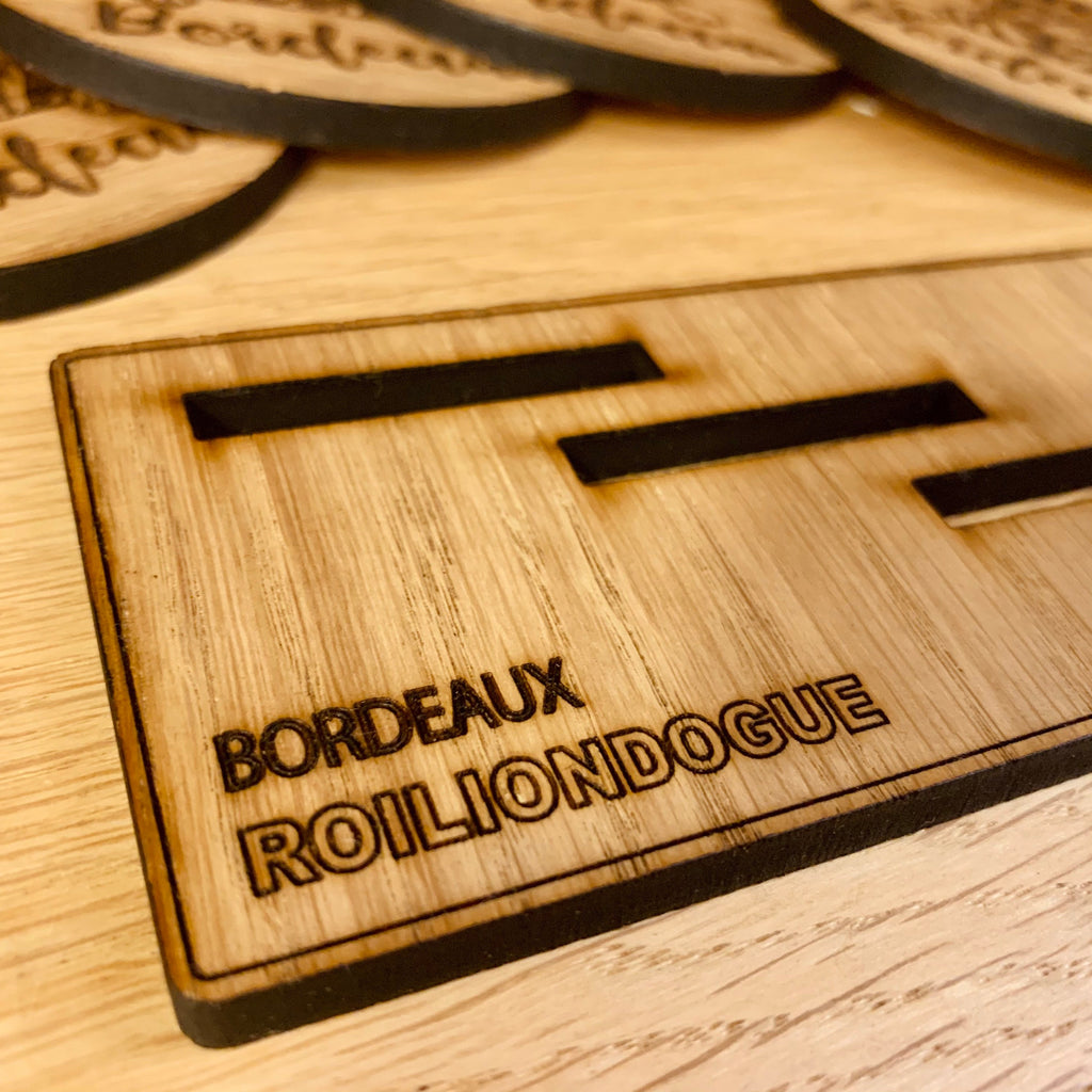 Dogue de Bordeaux Personalised Coaster and Holder set Gift