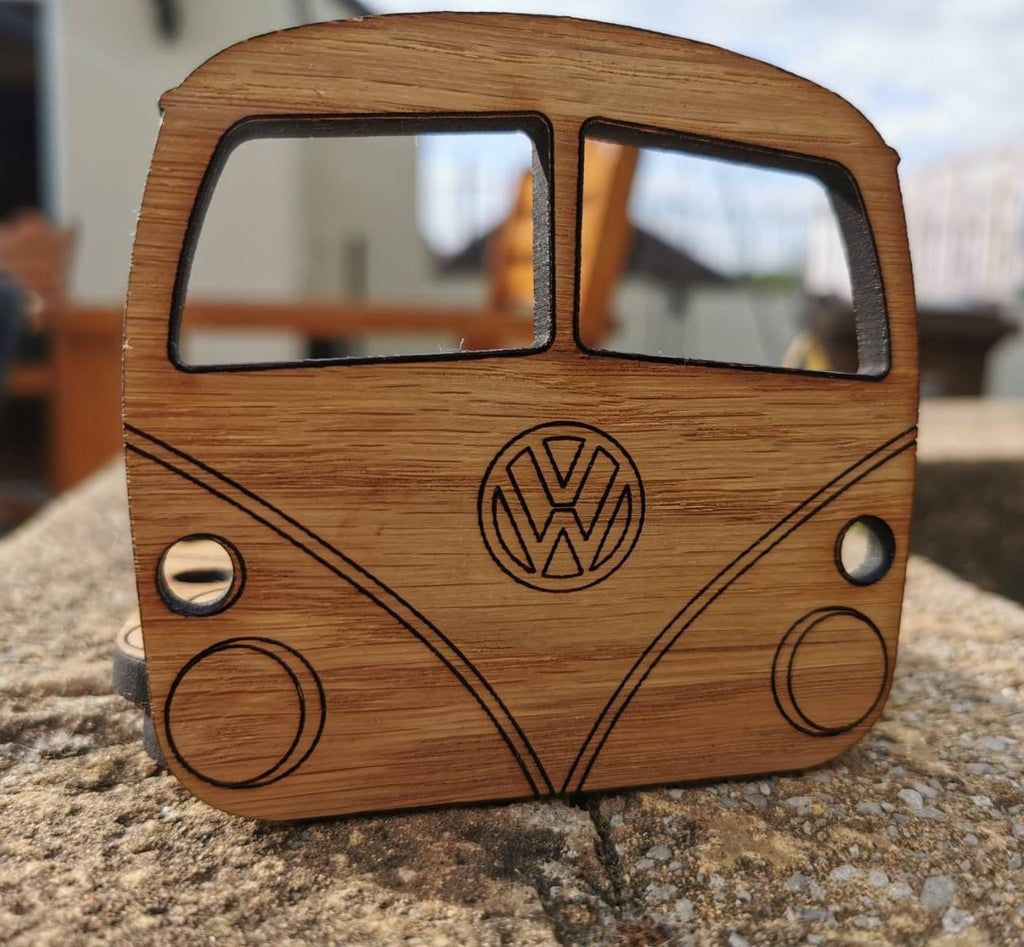 Four VW Transporter coasters