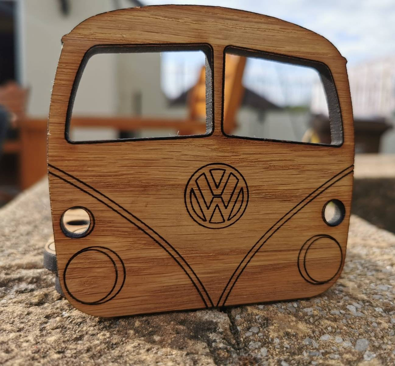 Four VW Transporter coasters