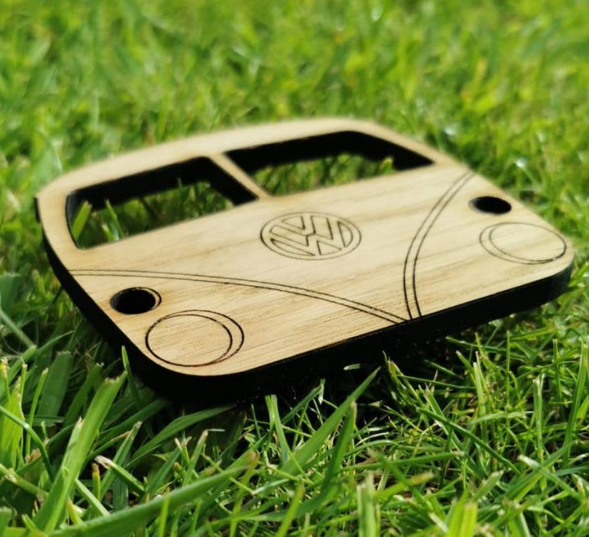 Four VW Transporter coasters