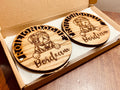 Dogue de Bordeaux Personalised Coaster and Holder set Gift