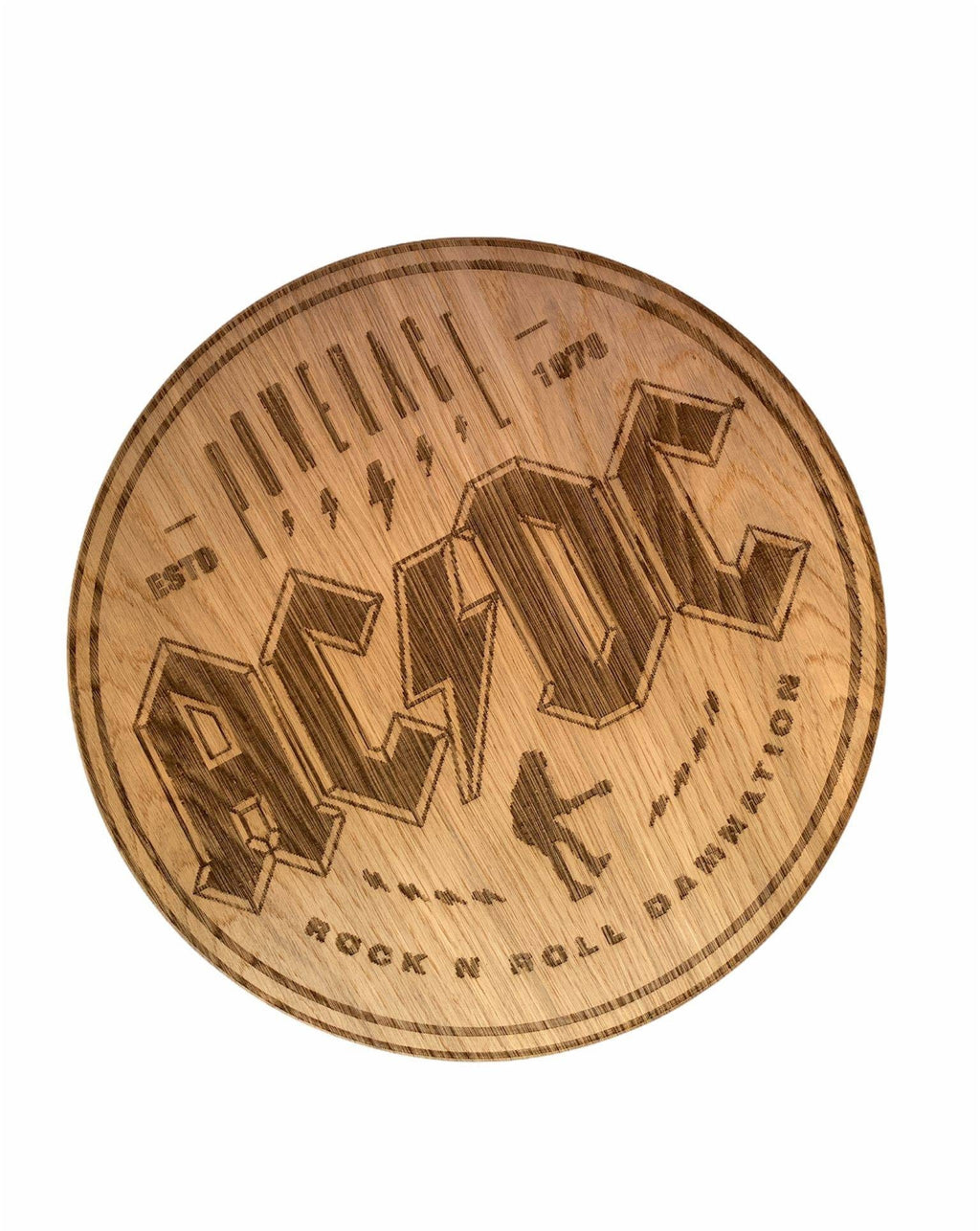 ACDC wall plaque