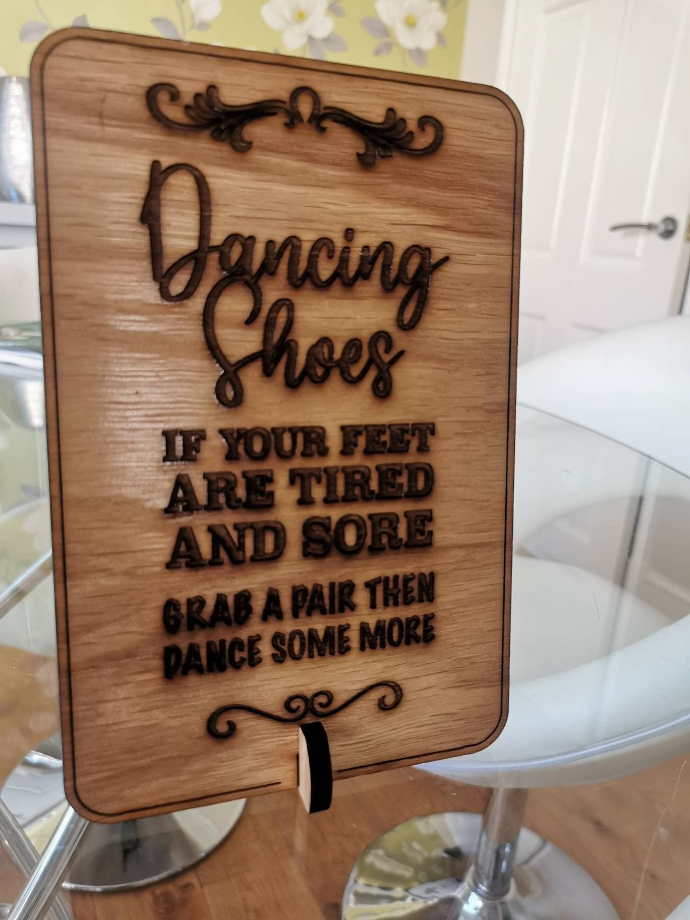 Flip flops wedding sign, bespoke, Dancing Sign, wedding signage,wedding decor in the UK