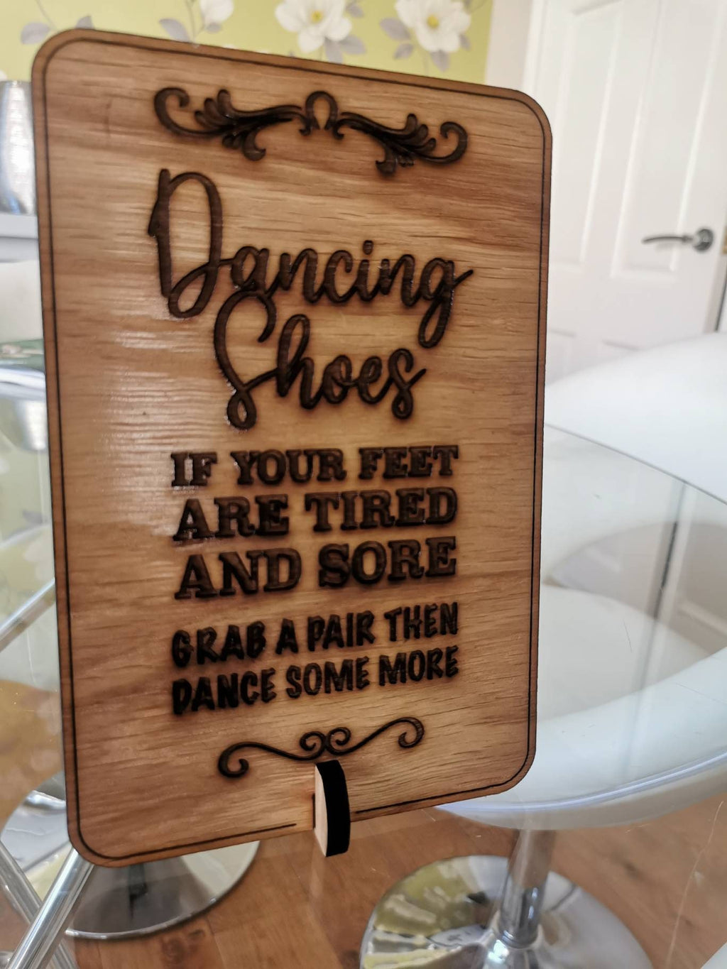 Flip Flop Bespoke Wedding/Events Sign for Guest Dance Floor