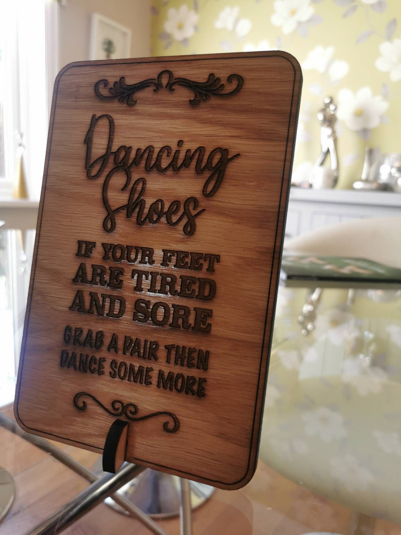 Flip Flop Bespoke Wedding/Events Sign for Guest Dance Floor