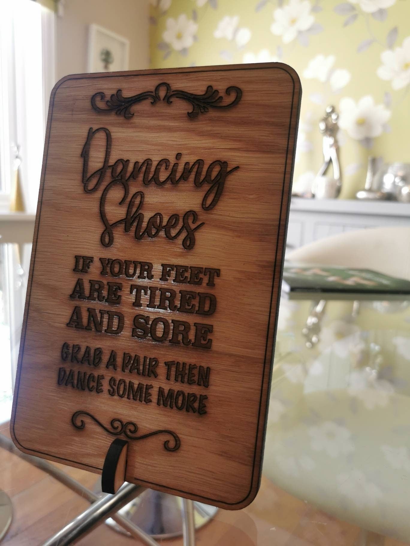 Flip Flop Bespoke Wedding/Events Sign for Guest Dance Floor
