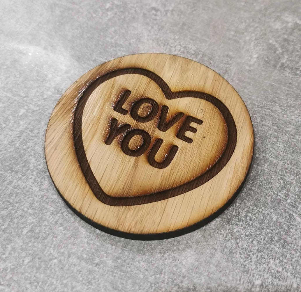 Swizzle Sweet Valentines Love Coasters - Valentines Celebration Gift