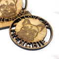 French Bulldog Personalised Coaster Set - Frenchie gift set-I love my Frenchie