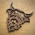 Highland Cattle Drinks Coaster - Scottish Home Countryside Gift